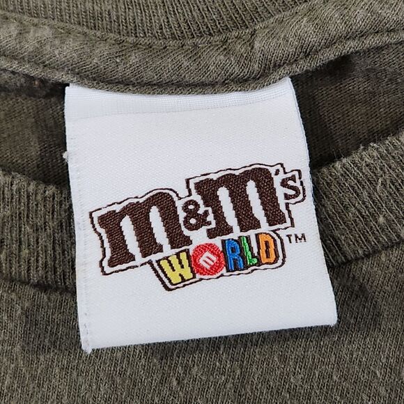 VTG Y2K 2000s M&Ms World Candy Mens Size XL History Years Graphic T Shirt - Picture 6 of 10